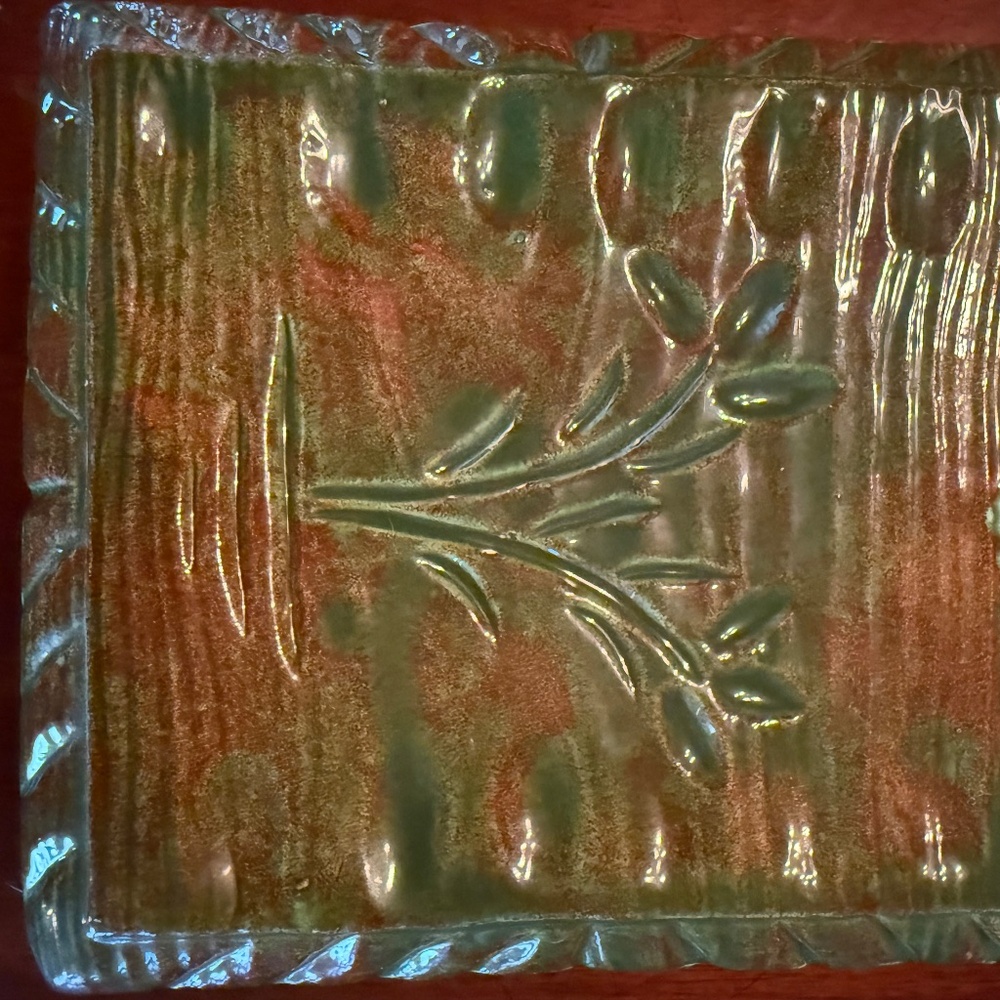 Rare Arnel Green glazed square box